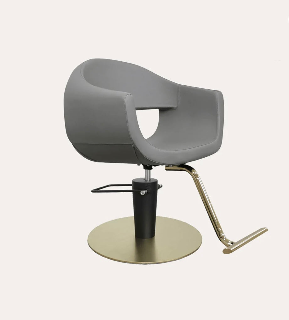 Luna Salon Chair - Professional Hydraulic Styling Chair for Hairdressers & Barbers - Adjustable Height & Swivel Base - Perfect for Salons, Barber Shops & Home Use