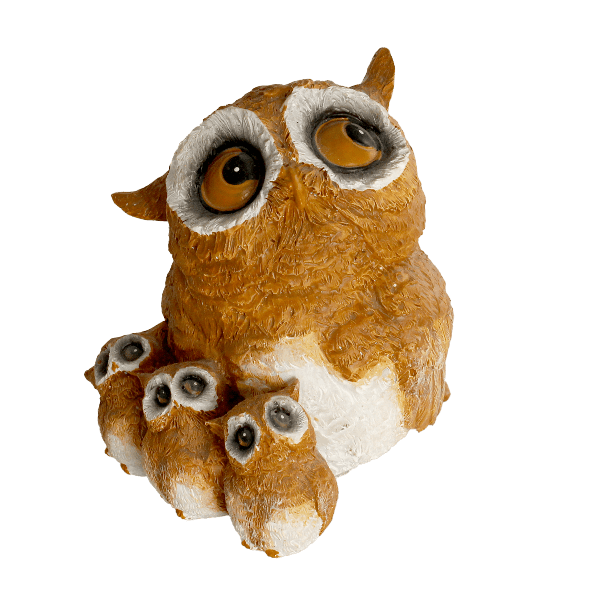 Fish Gear Owl Babies Aquarium Ornament - Cute Owl Decor for Fish Tanks, Perfect for Betta Tanks & Home Aquarium Decoration | Great Gift for Fish Lovers