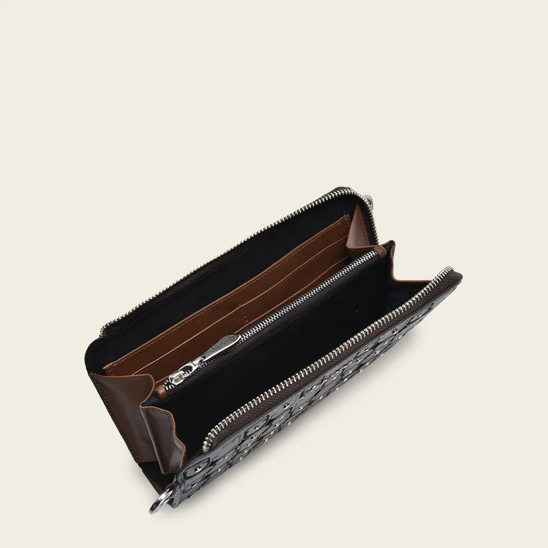 BD243RS Genuine Cowhide Leather Wallet for Women - Stylish & Durable Brown Leather Wallet with RFID Protection - Perfect for Everyday Use, Travel & Gift Giving