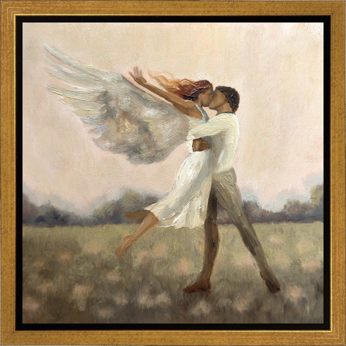 Stunning Dance of Sky and Ground Gallery Wrap Canvas Art - Modern Home Decor for Living Room, Bedroom & Office - Perfect Wall Art for Nature Lovers