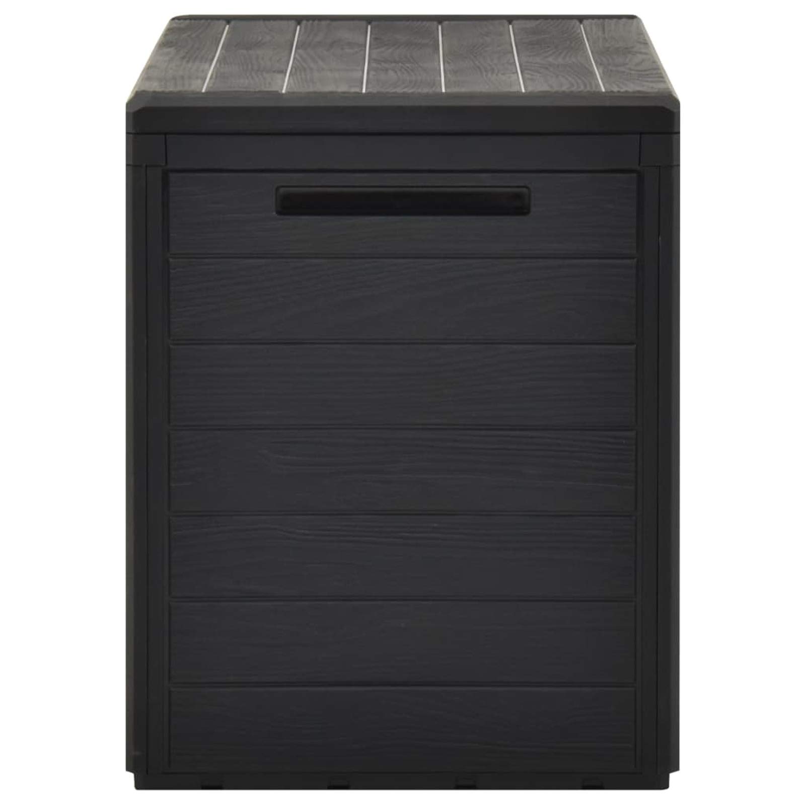 Tidyard 50.2 Gal Outdoor Storage Box - Waterproof Deck Box with Lockable Lid for Garden Tools, Pool Toys & Patio Furniture - 38.7 x 17.3 x 21.7 Inches - Perfect for Backyard, Lawn, Poolside & Outdoor Organization