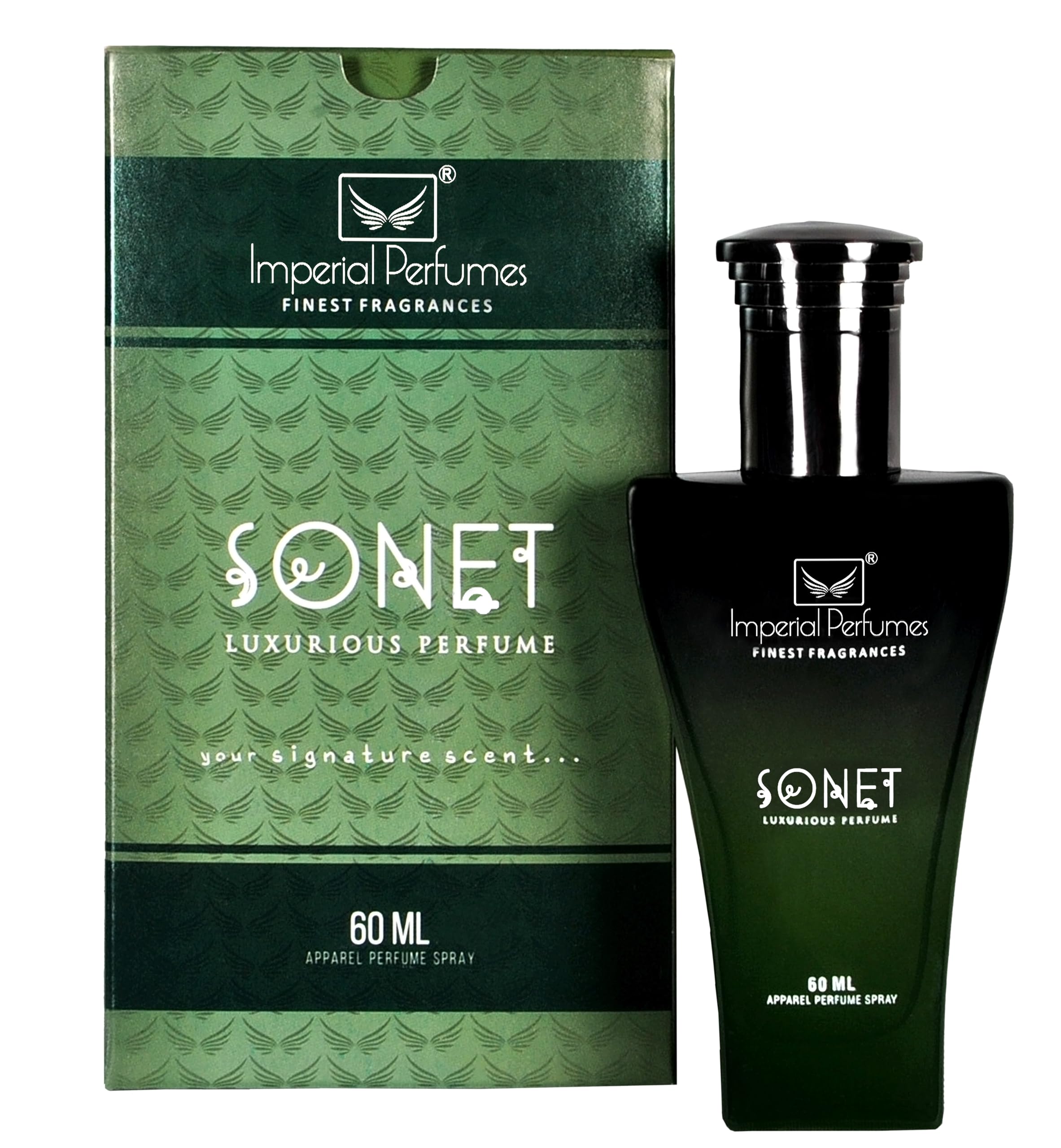 Imperial Perfumes Sonet & Active Luxurious Eau De Parfum - Long Lasting Fragrance for Men & Women, Charming & Energizing Scent, 60ml Gift Set (Pack of 2) - Perfect for Date Nights, Special Occasions & Daily Wear