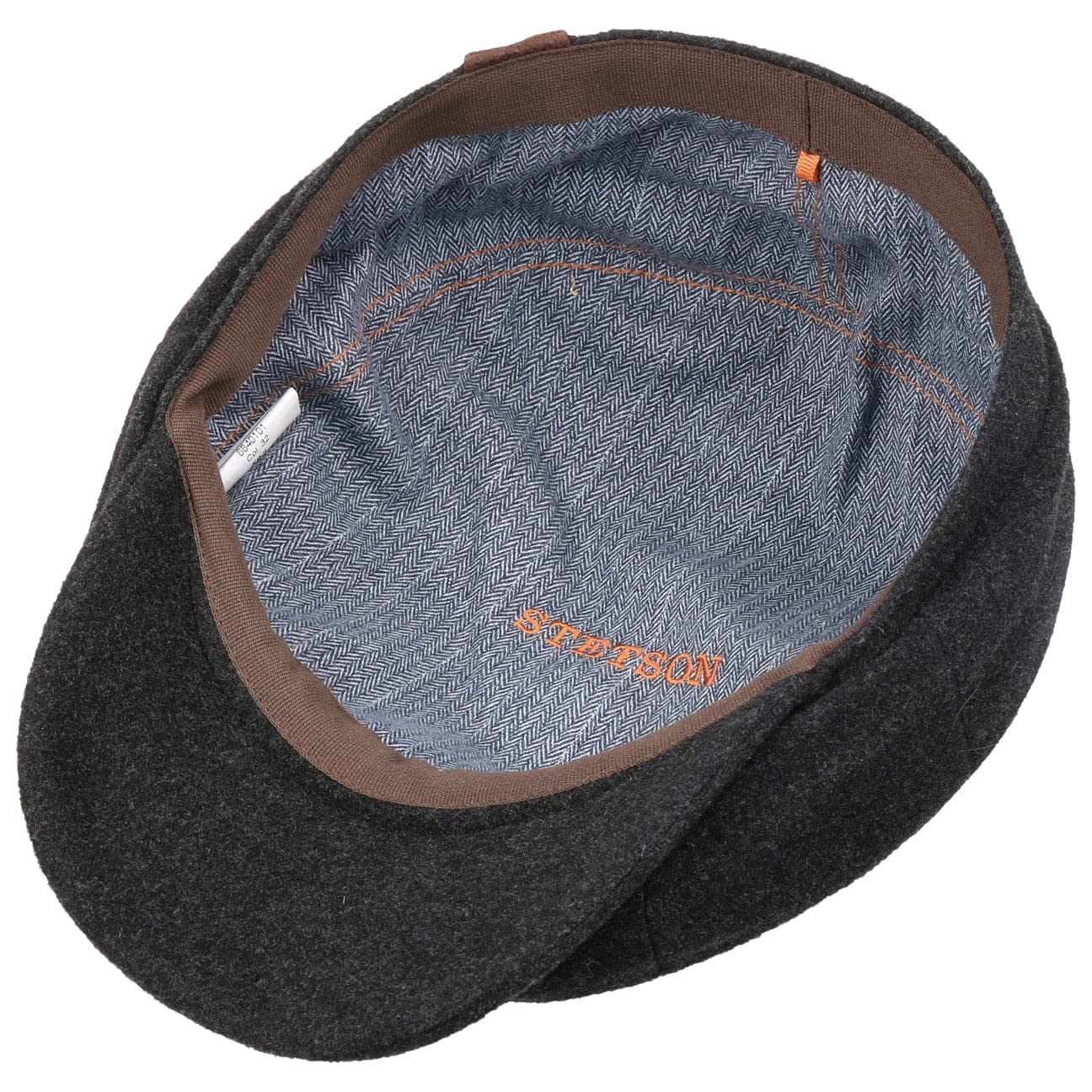 Stetson Hatteras Noir Fedora Hat for Women & Men - Classic Wool Felt Dress Hat for Outdoor, Travel, and Formal Occasions