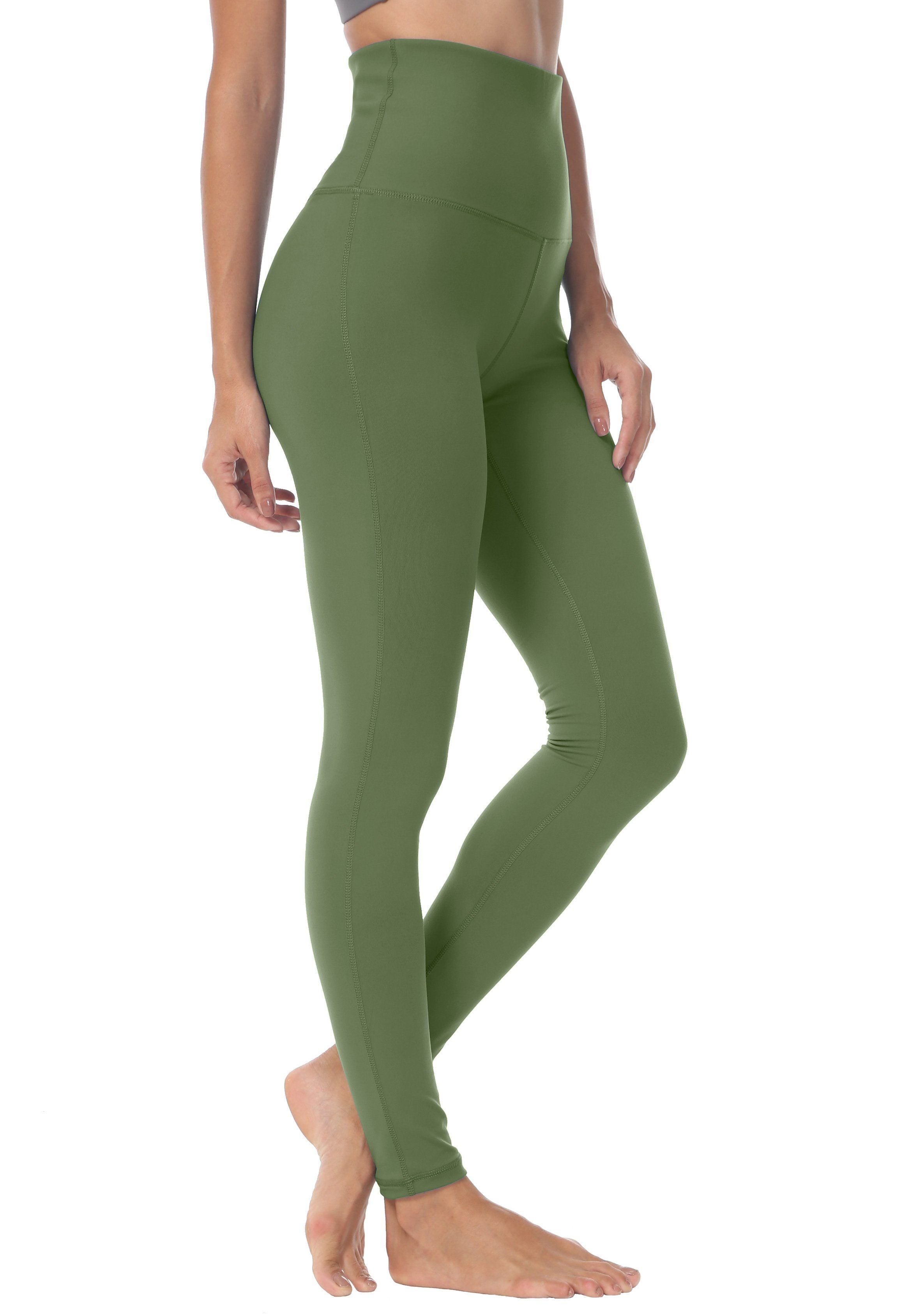 High Waist Tummy Control Yoga Pants for Women - Seamless Workout Leggings with Side Pockets - Perfect for Yoga, Gym, Running & Everyday Wear