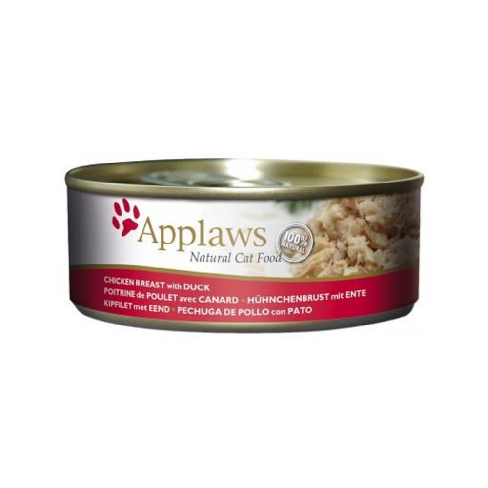 Premium Chicken Breast with Duck Cat Food - Grain-Free Wet Cat Food for All Life Stages - High Protein, Taurine Enriched for Healthy Cats - Perfect for Indoor & Outdoor Cats, Mealtime & Treats
