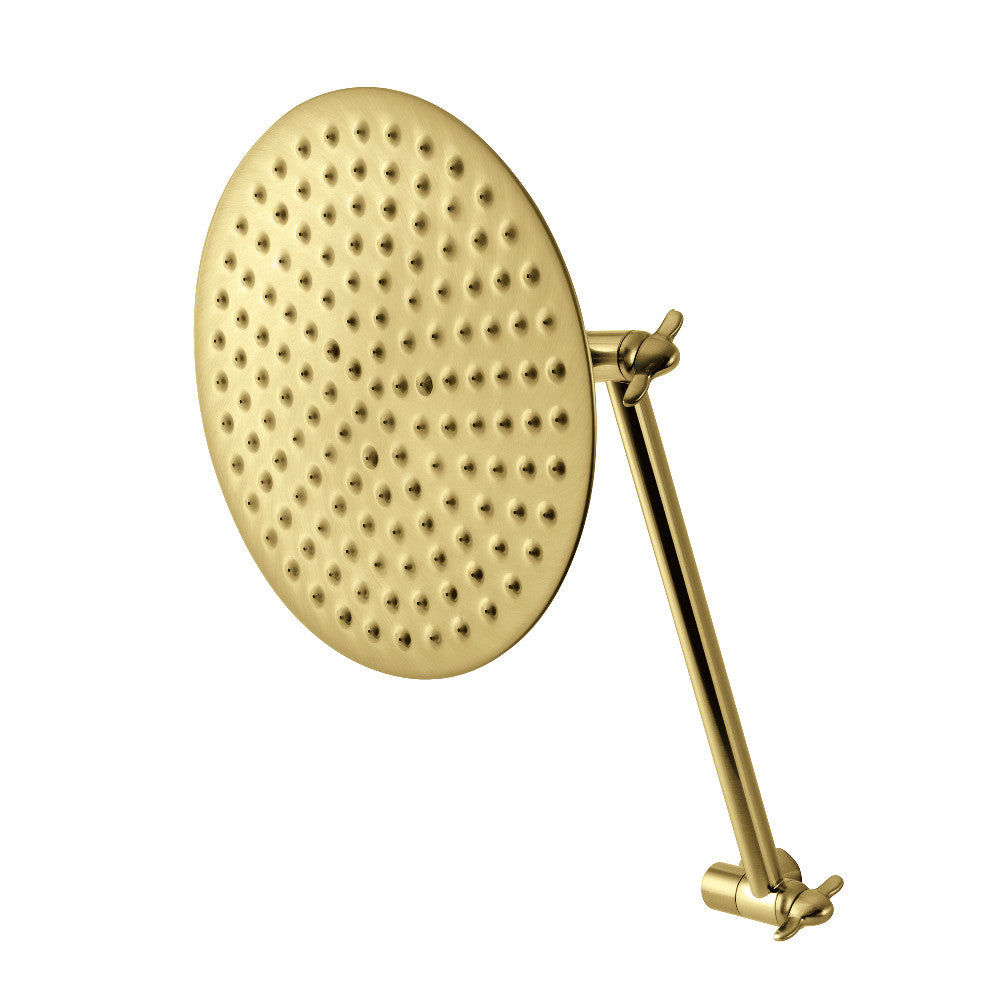 Kingston Brass K136K8 Victorian Style Adjustable Shower Head with Extendable Arm - Perfect for Bathroom Renovation & Spa-Like Shower Experience