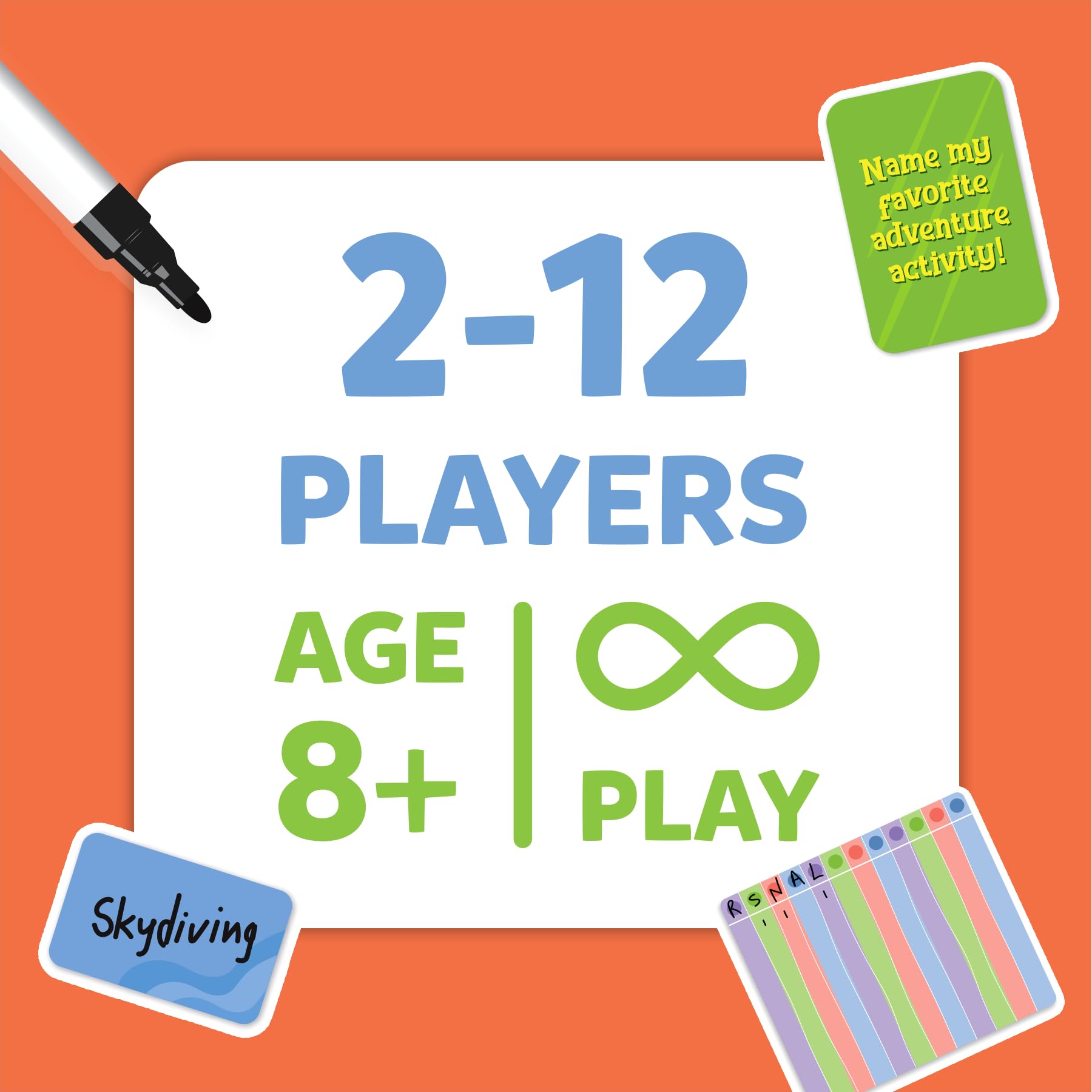 Skillmatics Who Knows You Best? Family Card Game - Fun Party Game for Kids, Teens & Adults Ages 8+ - Perfect for Game Nights, Easter Basket Stuffers & Birthday Gifts (Great for Family Gatherings & Icebreaker Activities)