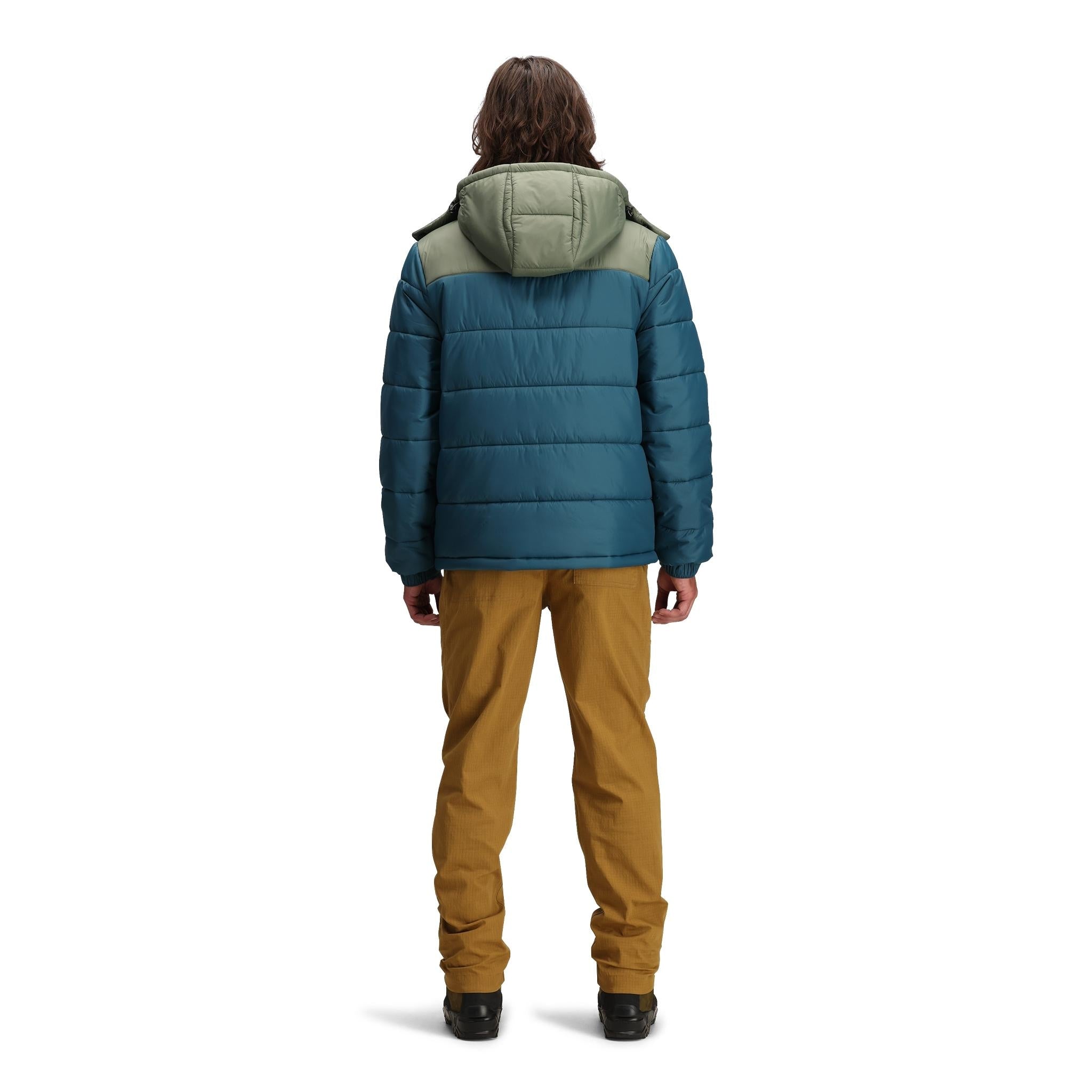 Retro Ridge Puffer Jacket for Men - Vintage Style Winter Coat, Lightweight Warm Quilted Outerwear - Perfect for Skiing, Hiking & Cold Weather Activities (Final Sale)