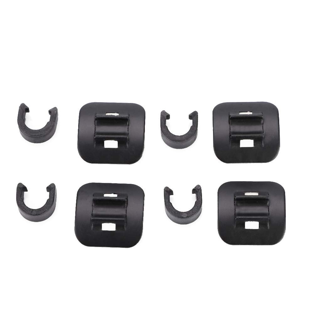 Durable Bicycle Cable Guide & Shifter Adapter - Universal Brake Cable Guide for Road & Mountain Bikes - C-Clamp Frame Mount for Curved & Flat Handlebars - Perfect for Smooth Gear Shifting & Brake Performance