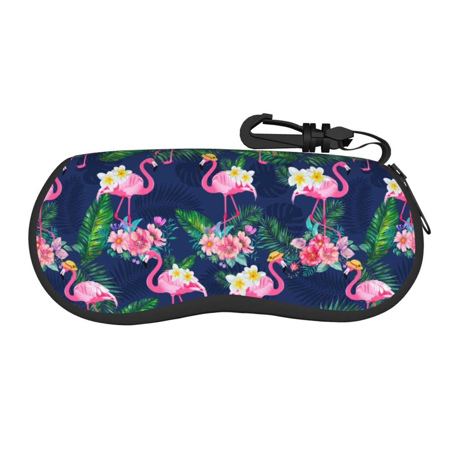 Portable Eyeglass Case - Soft Neoprene Zipper Sunglasses Pouch for Travel & Daily Use - Lightweight Glasses Storage Box for Men & Women - Perfect for Office, Commuting, and Outdoor Activities