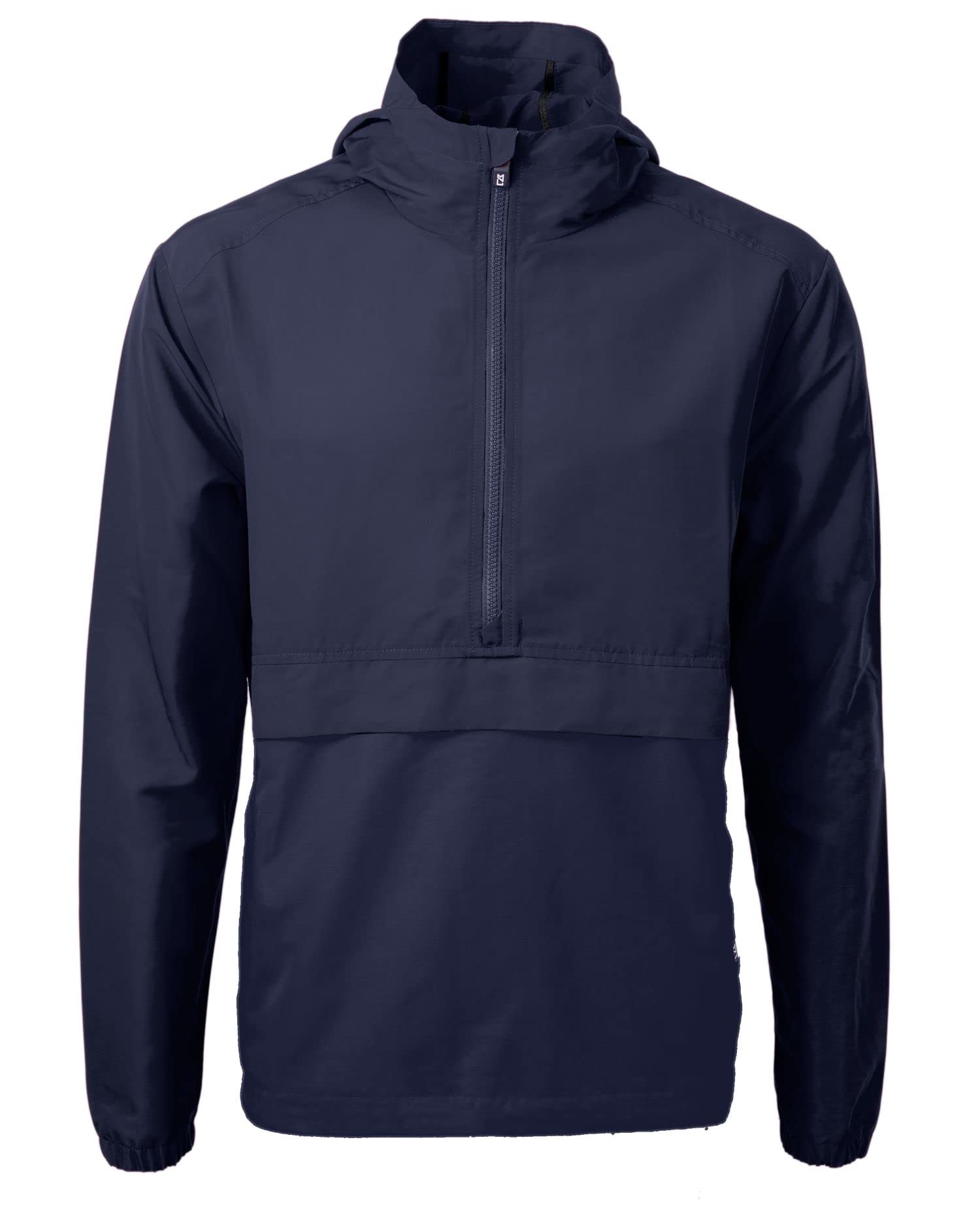 Cutter & Buck Charter Eco Recycled Men's Anorak Jacket - Lightweight Waterproof Windbreaker for Hiking, Camping & Outdoor Activities