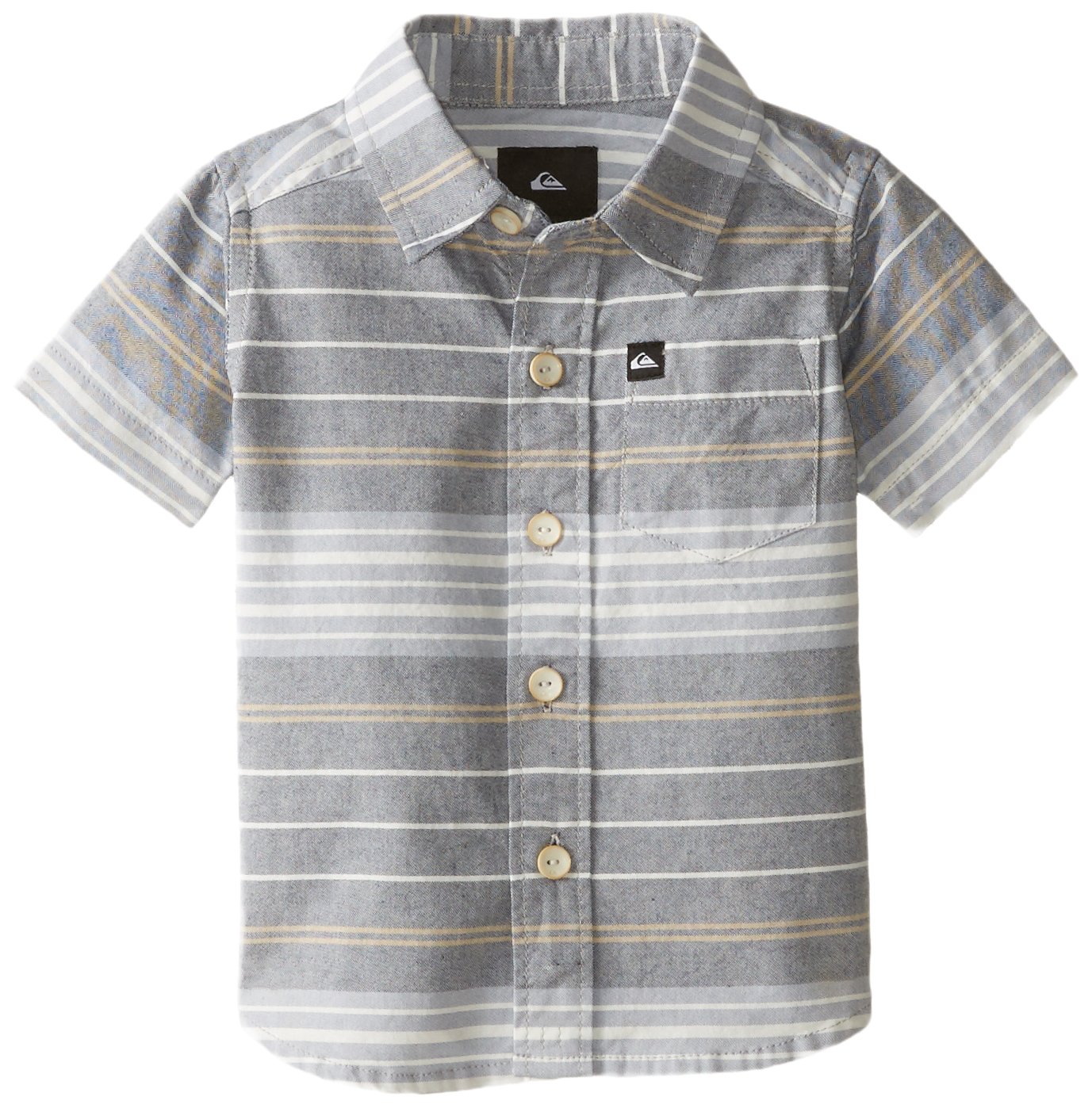 Quiksilver Baby Boys' Barath Island Woven Shirt - Lightweight Summer Hawaiian Shirt for Toddler Beach Vacation & Outdoor Play