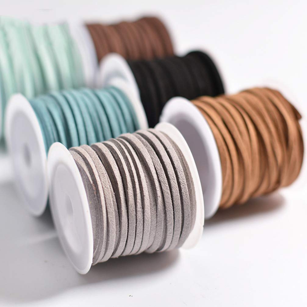 4pcs Leather Straps - Double Sided Ribbon Bands for Gifts & Packaging
