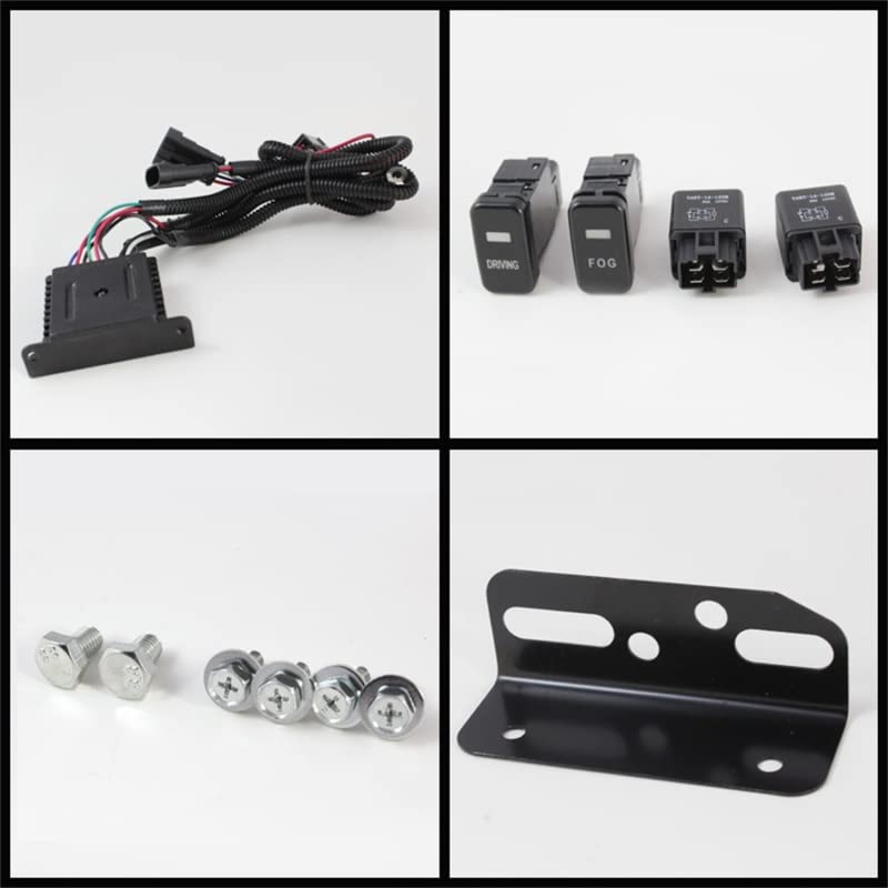 Spyder Auto 5075161 LED Fog Lights - Black/Clear - High Performance Fog Lights for Trucks, SUVs & Cars - Enhance Visibility in Rain, Snow & Foggy Conditions