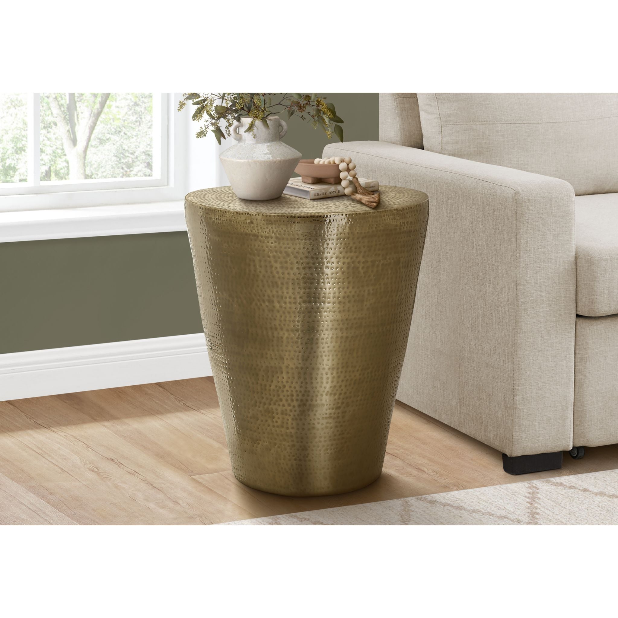 Modern April Accent Table - Stylish Side Table for Living Room, Bedroom & Office - Perfect for Decor, Storage & Display
