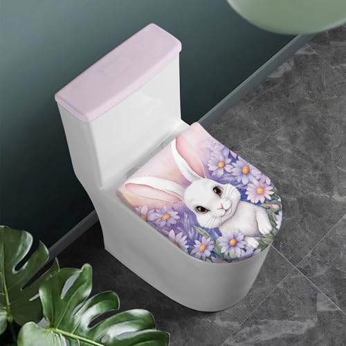 Easter Purple Floral Bunny