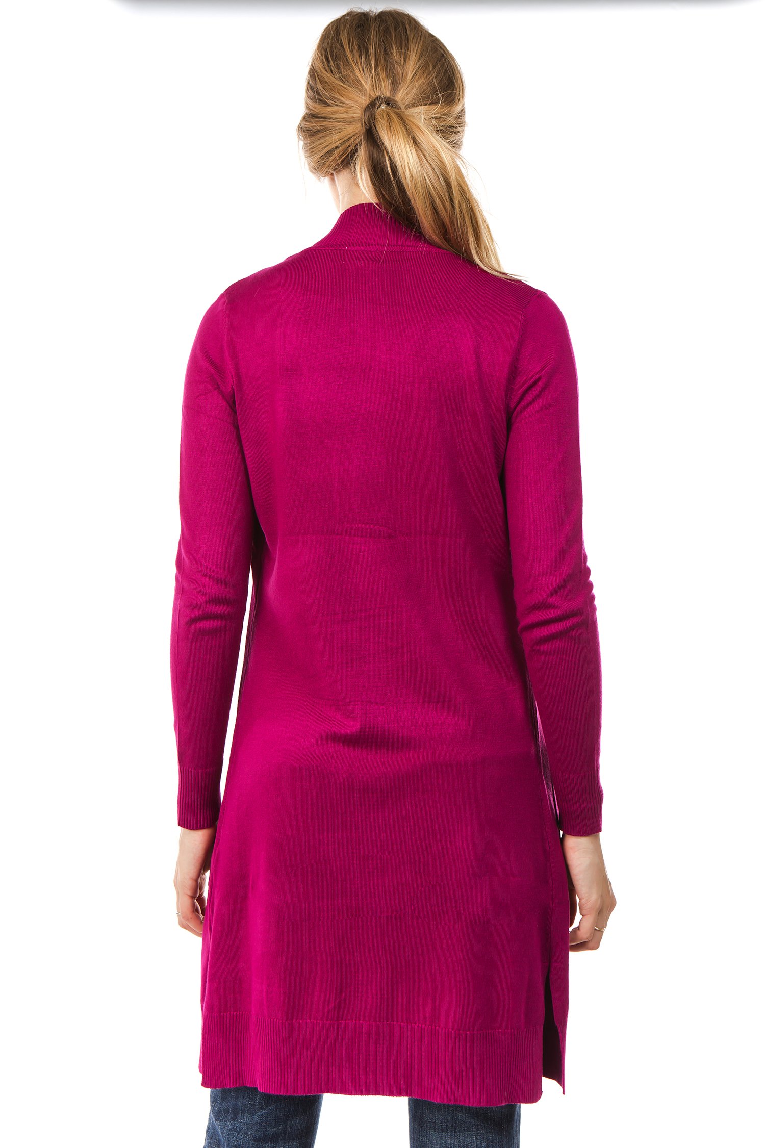 Women's Long Sleeve Sweater Duster Cardigan - Cozy Open Front Knit Wrap - Perfect for Fall & Winter Layering, Office Wear & Casual Outfits