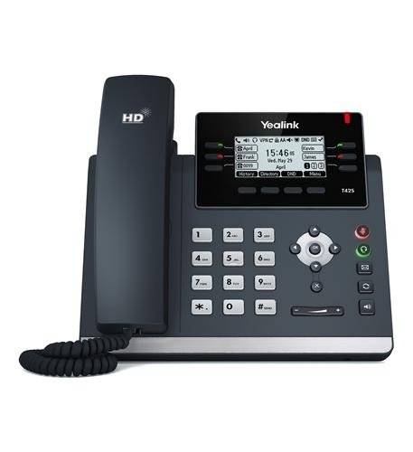 Yealink SIP-T42S Business VoIP Phone System - 16 Phone Bundle with Voicemail, Auto Attendant, Call Recording, Mobile & Remote Extensions | Includes 1 Year Free TWAComm.com Service | Ideal for Offices, Call Centers & Remote Work Teams