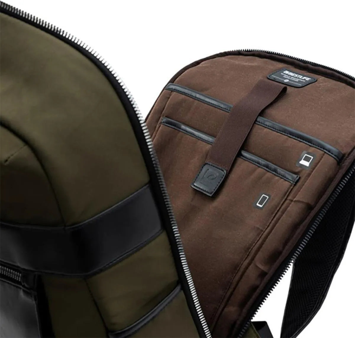 Bestlife 14.1 Inch Laptop Backpack for Men & Women - Waterproof Tech Backpack with USB Charging Port - Perfect for Work, Travel & School