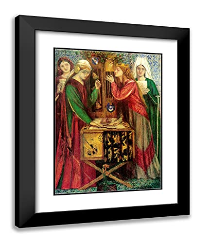 Black Modern Wood Frame with Double Matting