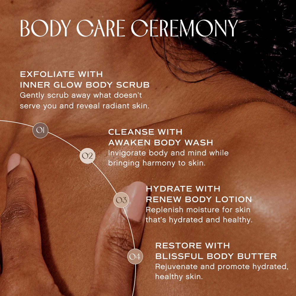 INNERSENSE Organic Beauty Inner Glow Body Scrub - Exfoliating & Hydrating for Smooth Skin | Perfect for Dry Skin & Spa Day at Home