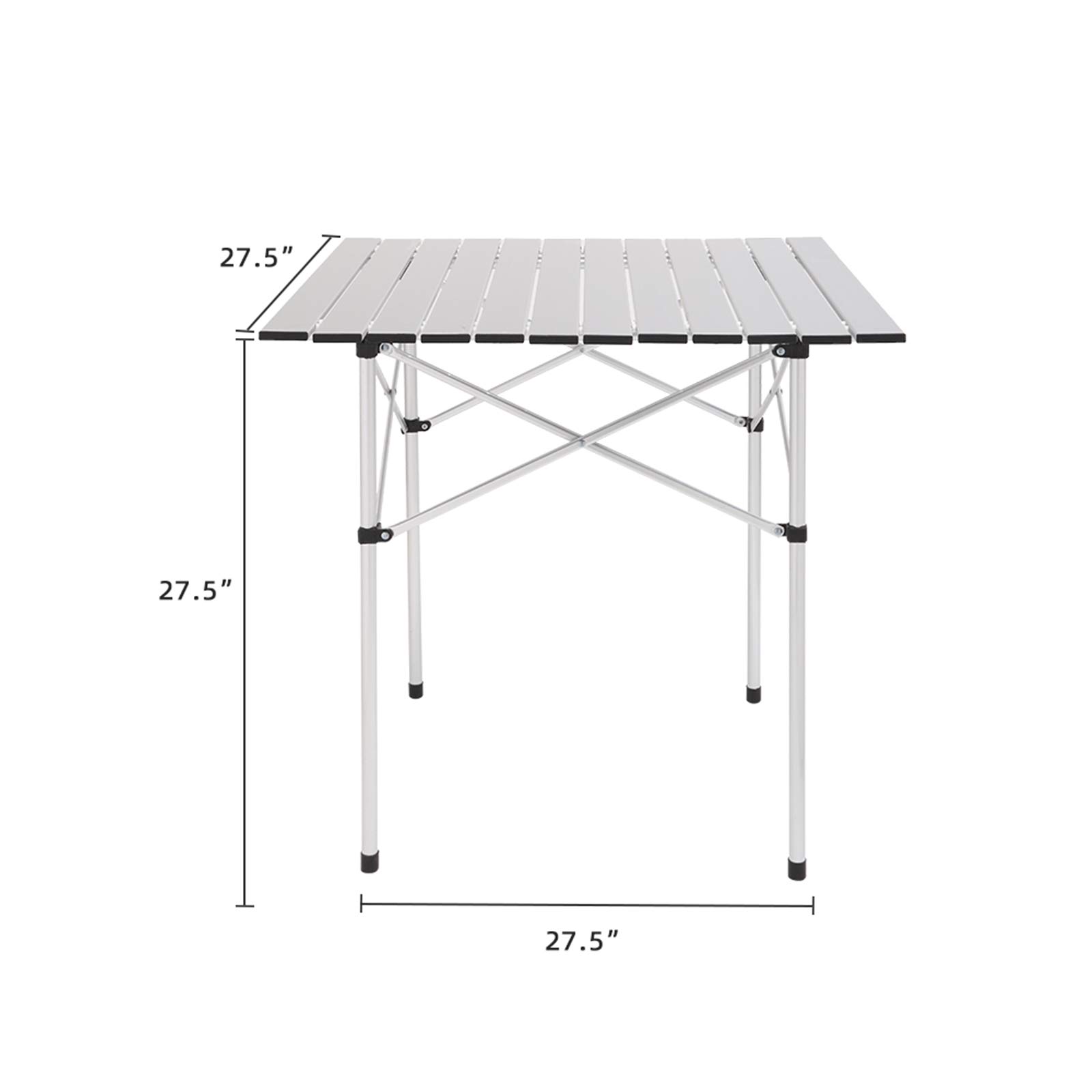Portable Aluminum Camping Table - Lightweight Folding for Outdoor Picnic, BBQ & Beach