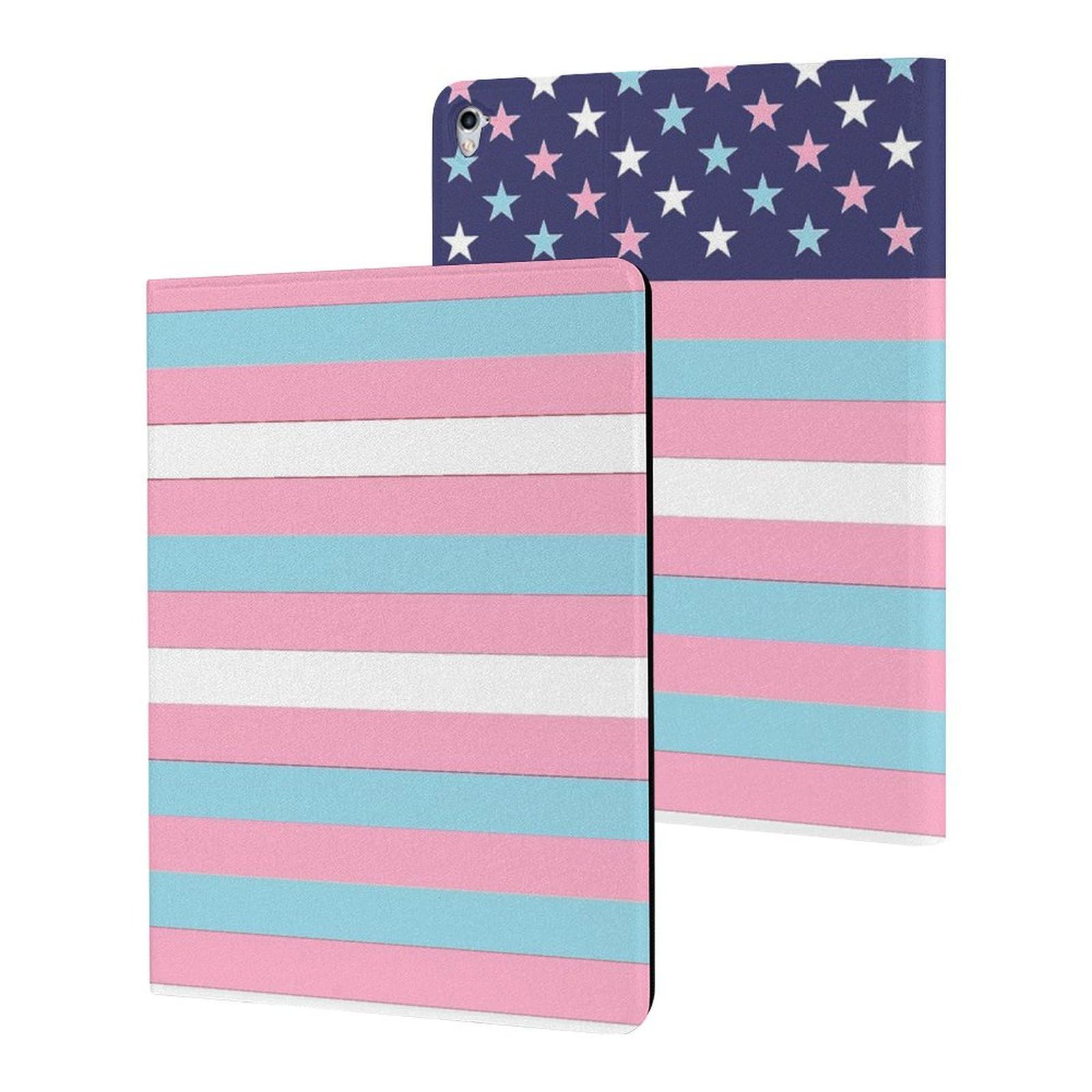 Transgender Pride iPad Pro Case - Shockproof Waterproof Slim Cover for iPad Pro 9.7 Inch (2016 Model) with Stand | Perfect for LGBTQ+ Pride Events, Travel Protection & Daily Use
