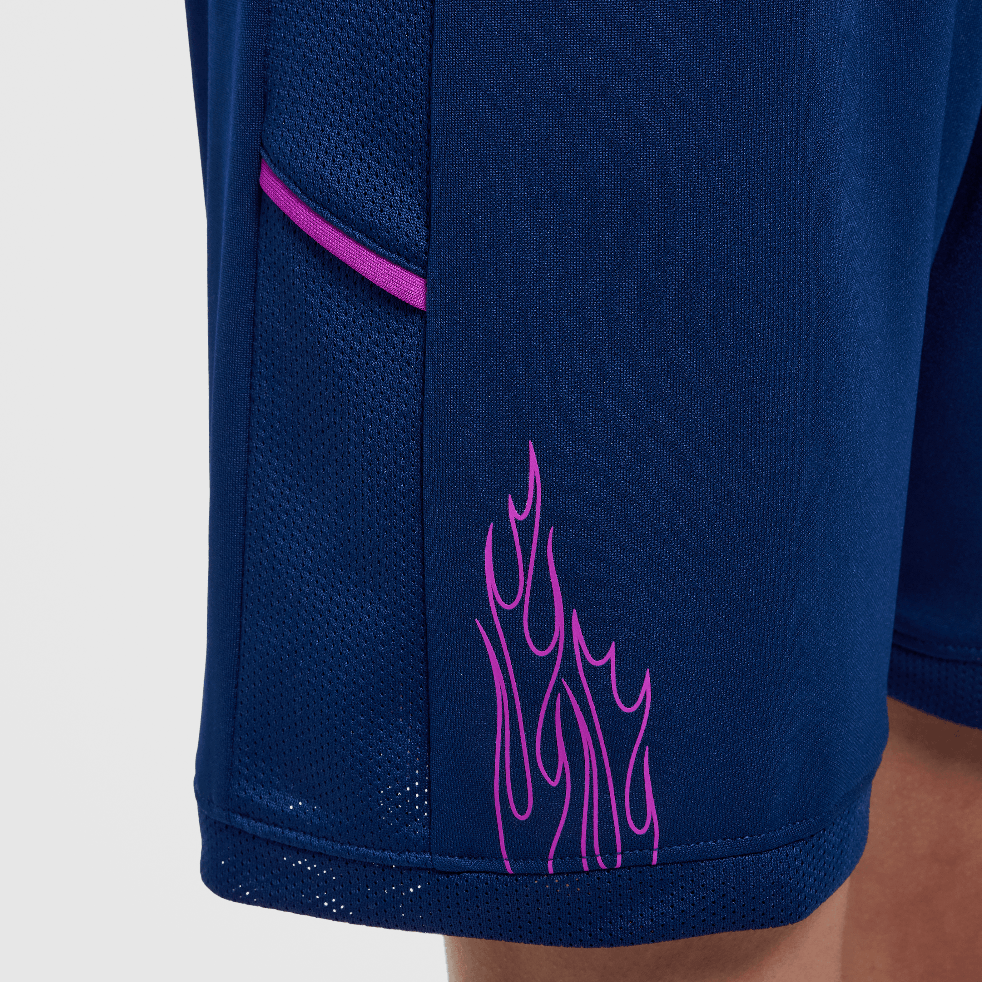 Nike Kylian Mbappé Youth Dri-FIT Academy25 Football Shorts - Blue Void/Metallic Gold - Moisture-Wicking Soccer Shorts for Kids - Perfect for Training, Matches & Outdoor Sports