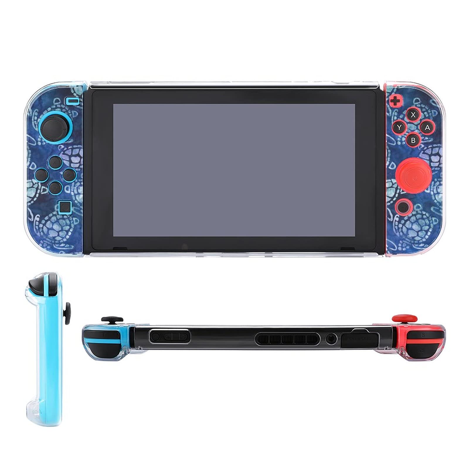 Sea Turtle Blue Protective Case Cover Compatible with Nintendo Switch - Durable Shell Design for Travel & Gaming On-The-Go