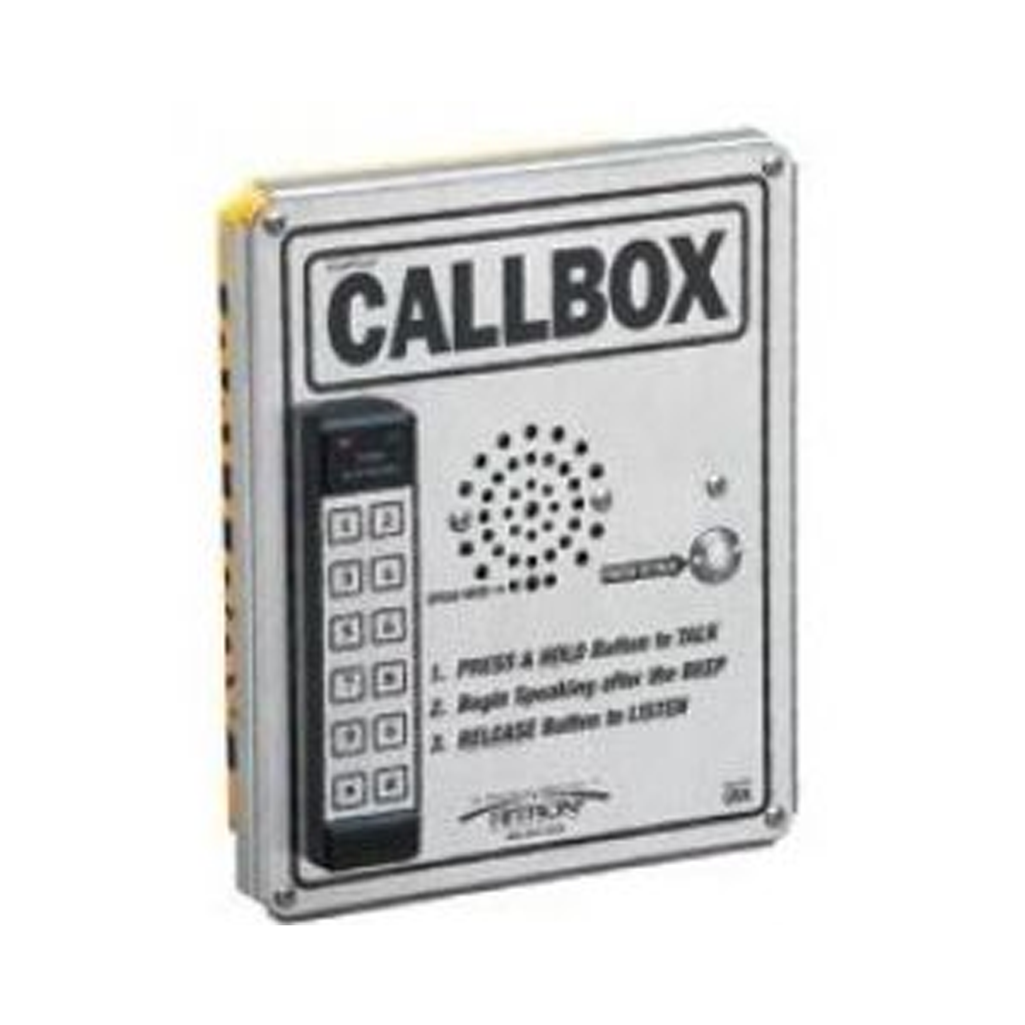 Ritron RQX FPKP Stainless Steel Callbox Faceplate & Keypad Kit - Durable Access Control System for Apartment Buildings, Gated Communities & Security Entry