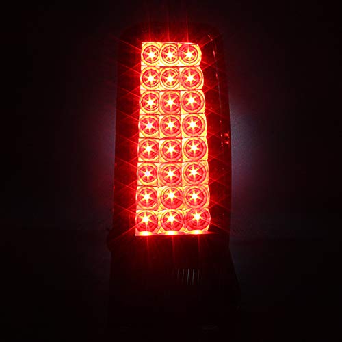 AKKON LED Tail Lights Brake Lamps Replacement for 2002-2006 Cadillac Escalade & 2003-2006 Escalade ESV - Black Housing - Enhanced Safety & Style for Night Driving & Car Customization