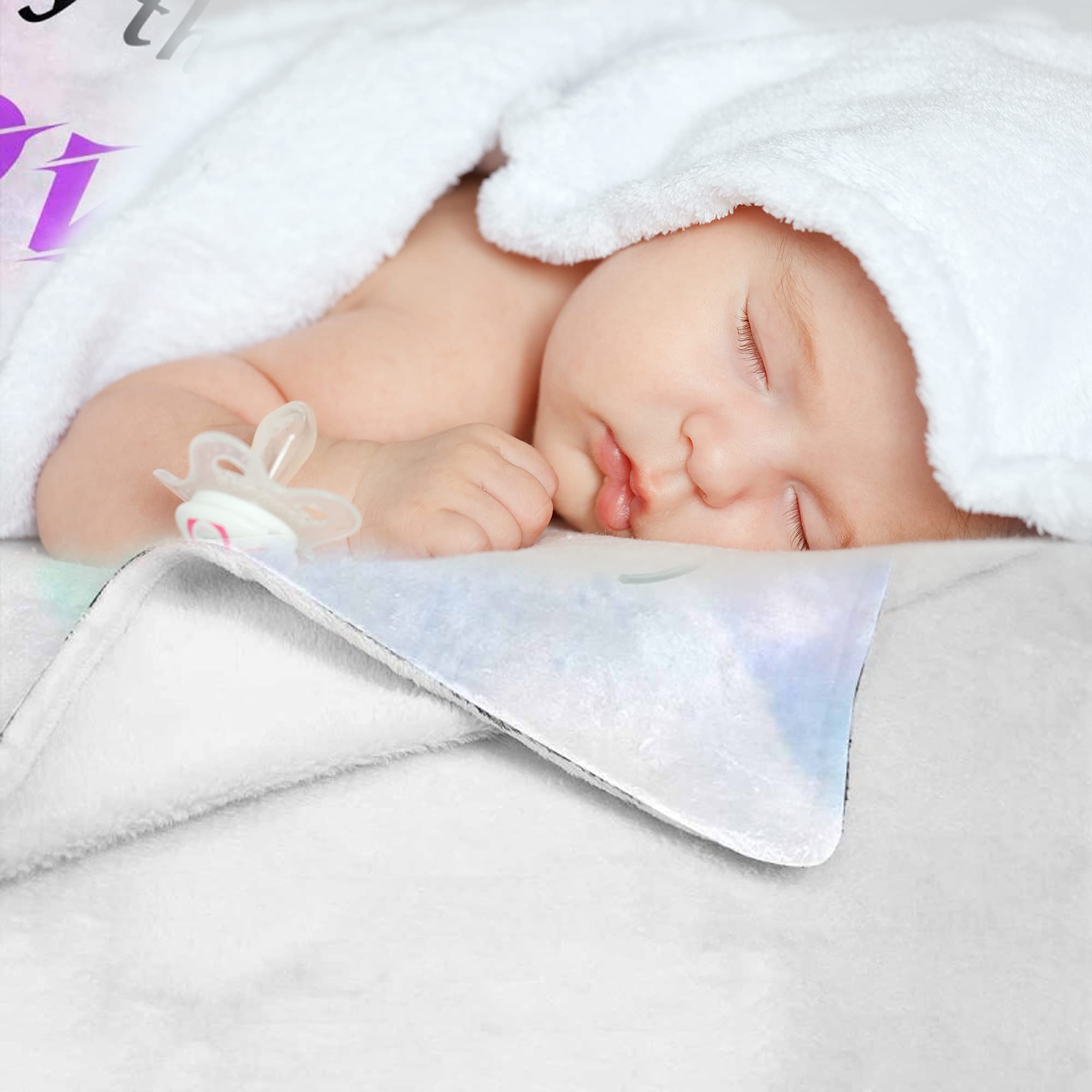Custom Name Blanket for Daughter - Personalized Throw Blanket Gift for Mother's Day | Cozy Bed, Sofa & Nursery Decor | DIYKST Monogrammed Fleece Blanket