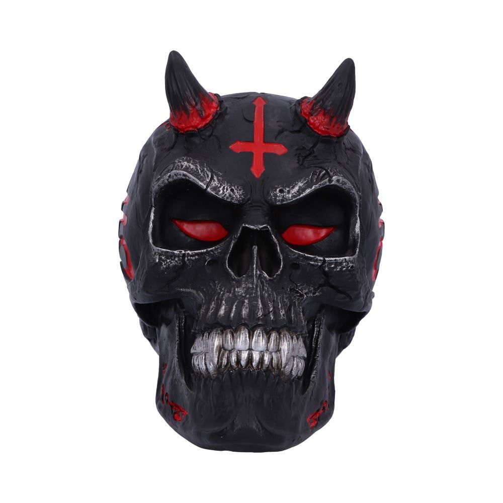 Nemesis Infernal Skull (JR) 20cm - Gothic Halloween Decor, Cosplay Prop, Horror Collection Display - Perfect for Spooky Parties, Haunted House Decorations & Dark Fantasy Photography