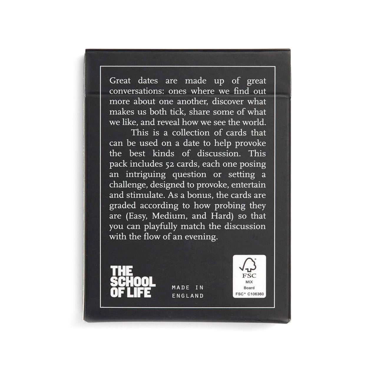 The School of Life Dating Cards - Thoughtful Conversation Starters for Couples | Perfect for Date Nights, Relationship Building & Romantic Gifts