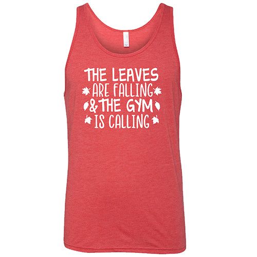 Unisex Gym Motivation T-Shirt - 'The Leaves Are Falling & The Gym Is Calling' - Perfect for Workouts, Fitness Inspiration & Fall Season Training