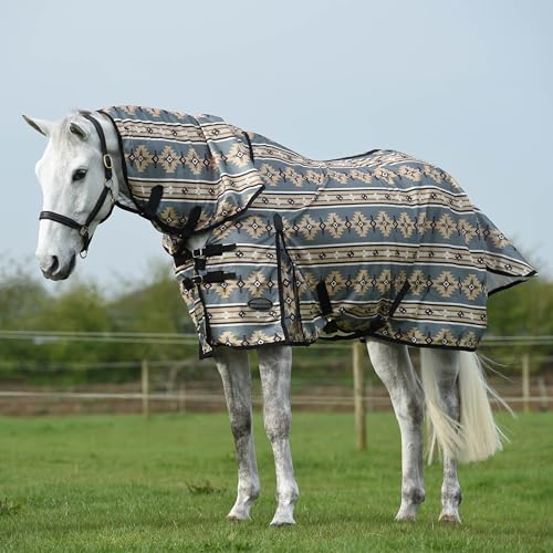 Grey Navajo Print