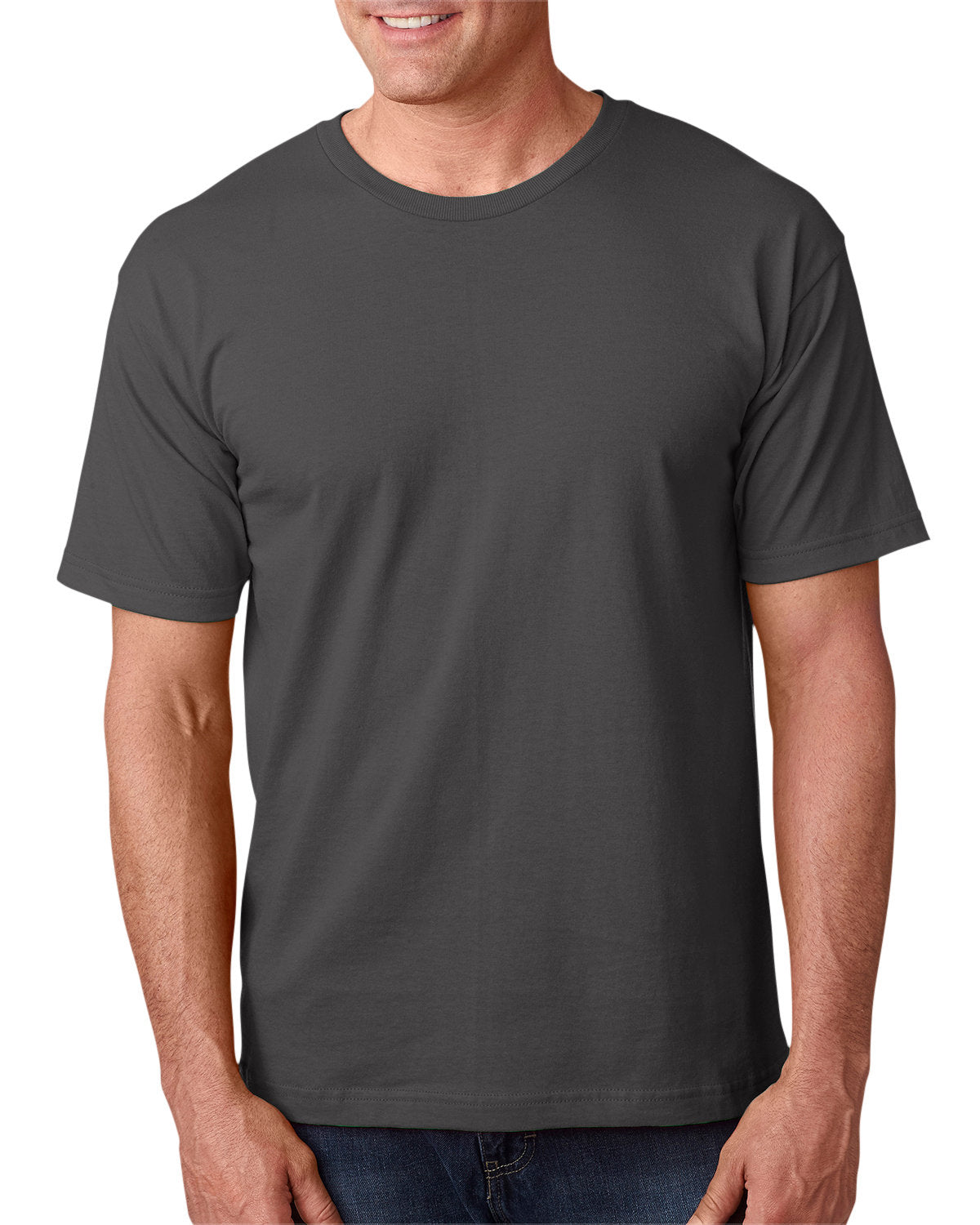 Bayside BA5040 Men's 100% Cotton T-Shirt - Soft 5.4 oz Crewneck Tee for Casual Wear, Gym & Everyday Comfort