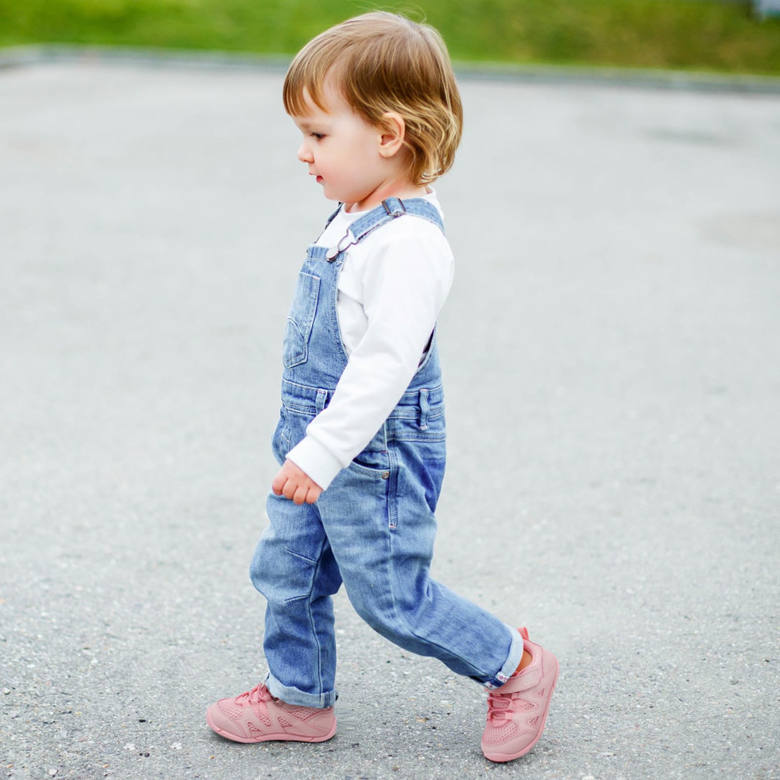 LeIsfIt Baby Walking Shoes for Boys & Girls - Non-Slip First Walkers, Breathable Toddler Sneakers, Soft Sole Infant Crib Shoes - Perfect for First Steps, Indoor Play & Outdoor Adventures