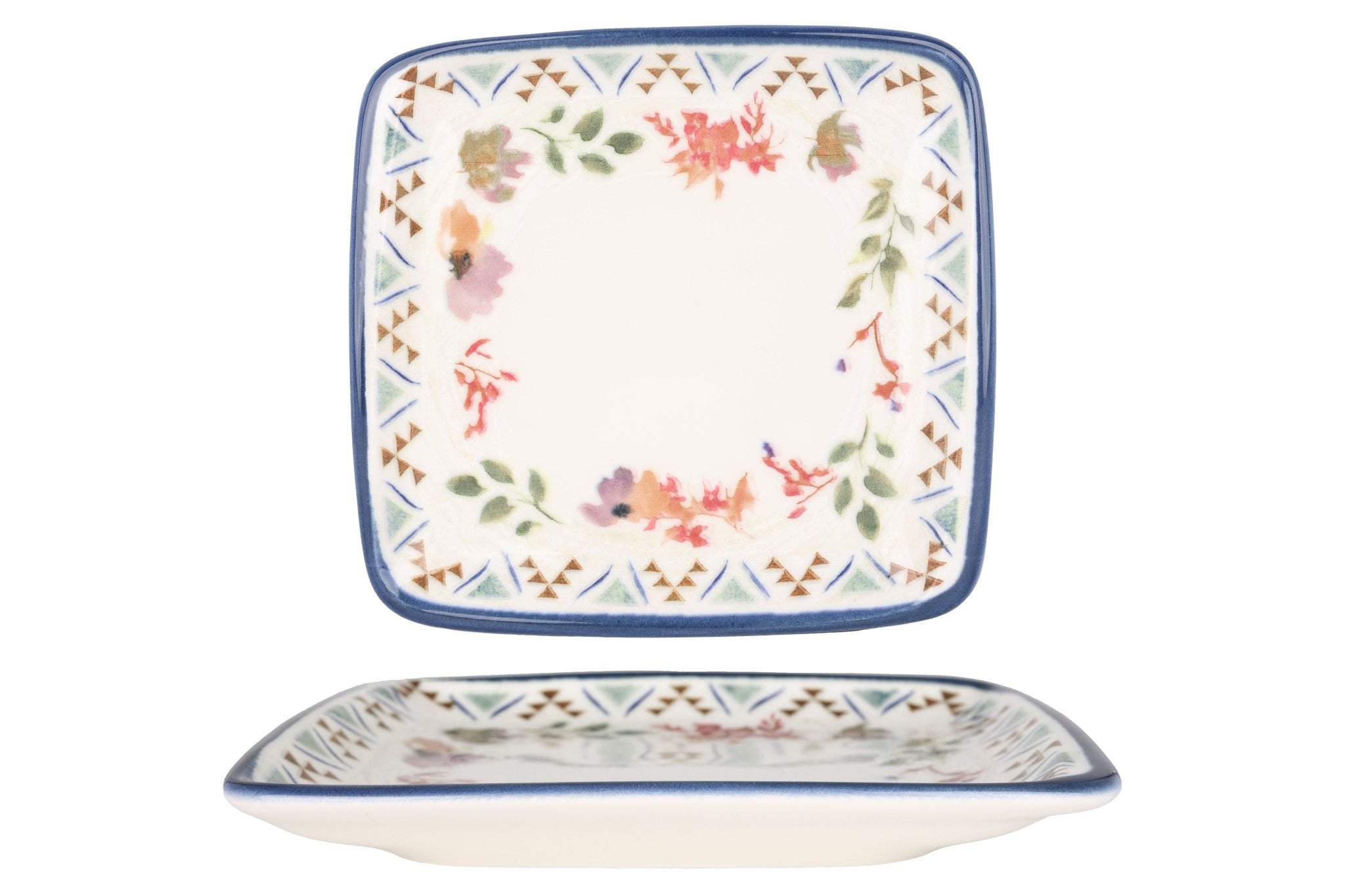 Premium 15x14 cm Spring Service Plate - Elegant Appetizer & Dessert Dish for Parties, Weddings & Fine Dining
