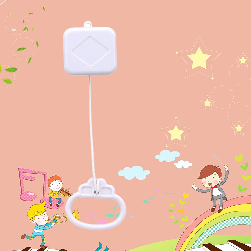 **Baby Crib Music Box with Pull Cord - Soothing Lullabies for Newborns & Toddlers - Perfect for Nurseries, Bedtime, and Baby Showers Gifts**