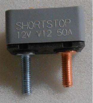 12V 50A Auto Reset Circuit Breaker Type 1 - No Bracket - Perfect for Marine, RV & Automotive Electrical Systems Protection