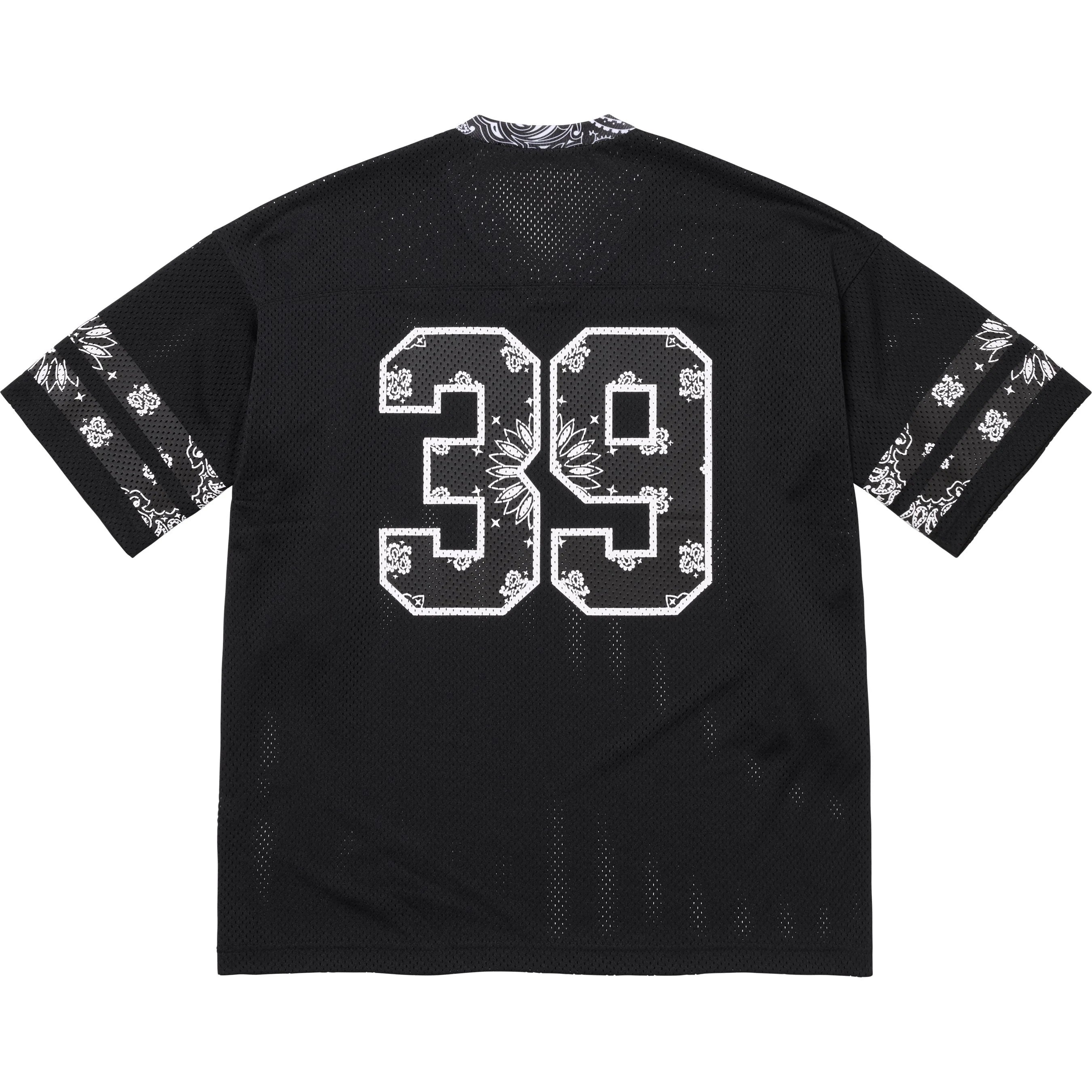 SUPREME 25SS BANDANA FOOTBALL JERSEY - Trendy Streetwear Football Shirt for Men - Perfect for Game Day, Concerts & Urban Fashion