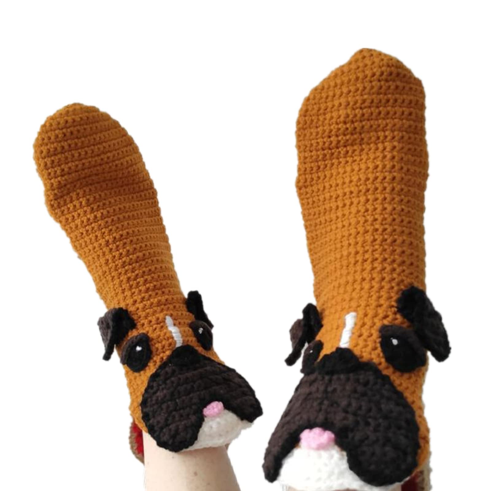 Warm 3D Animal Knit Socks for Adults & Kids - Cozy Winter & Fall Novelty Cartoon Socks - Funny Floor Socks for Home, Gifts & Costume Parties