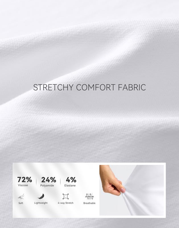 Women's Quick Dry Stretch Golf Shorts with Pockets - 9 Inch Bermuda Knee Length Athletic Shorts for Golf, Work & Casual Wear | Perfect for Summer, Office & Outdoor Activities