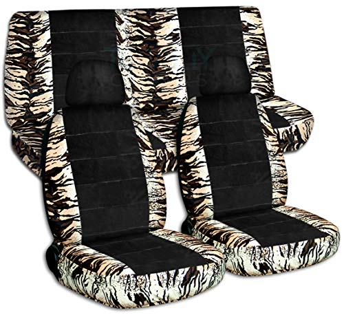 Beige Snow Tiger & Black