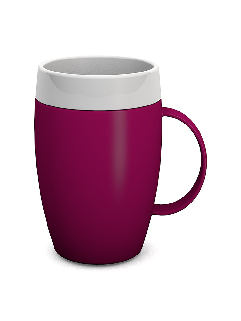 140ml Blackberry Internal Cone Mug (Model 905) - Thermal Coffee Cup with Drinking Aid for Elderly | Perfect for Hot Beverages, Easy Drinking & Senior Care