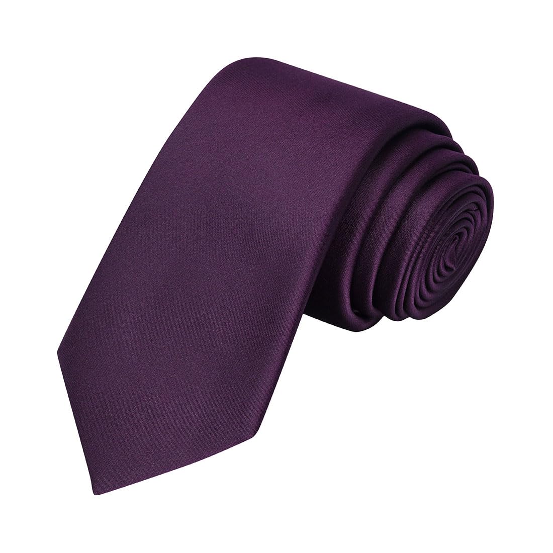 KissTies Satin Necktie for Boys & Teens - Formal Dress Tie with Gift Box - Perfect for School Dances, Weddings & Special Occasions