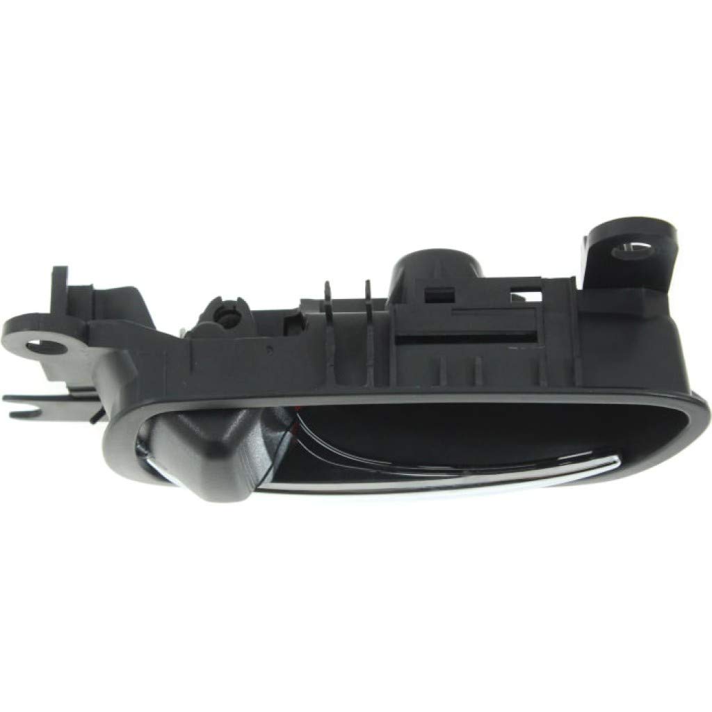KarParts360 Replacement Interior Door Handle for 2006 Lexus GS300 - Front Driver Side Black Bezel with Chrome Lever & Door Lock Button (Base Trim) | Perfect for Car Door Repair & Maintenance