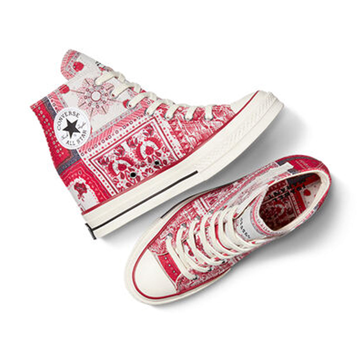 Isabel Marant Chuck 70 Wedge Sneakers in Vanilla Ice Red - Stylish & Comfortable Platform Shoes for Women | Perfect for Casual Outfits, Streetwear & Everyday Fashion