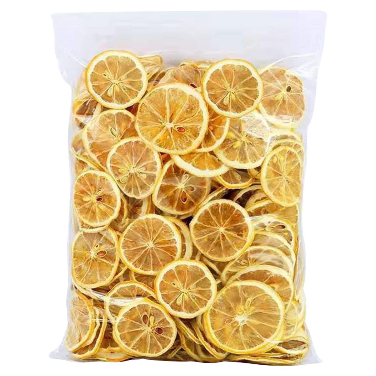 Queenbox 800g Dried Lemon Slices - Unsweetened Dehydrated Fruit for Herbal Tea, Infused Water & Healthy Snacks | Chinese Floral Tea Ingredient for Detox & Relaxation